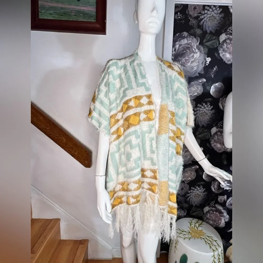 FREE PEOPLE Diamondback Cozy Kimono/ One Size